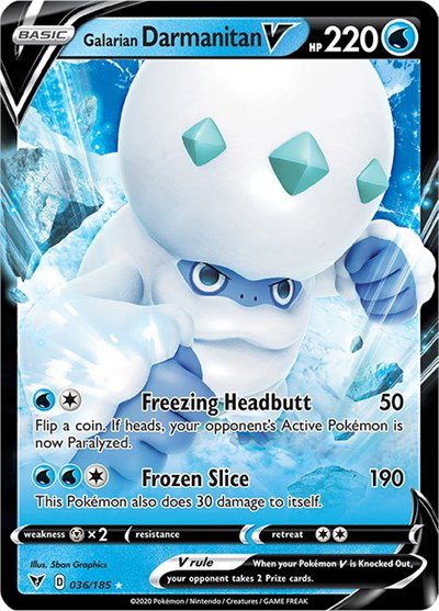Galarian Darmanitan V 036/185 — Vivid Voltage