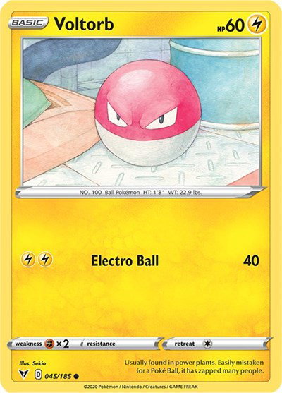 Voltorb 045/185 — Vivid Voltage