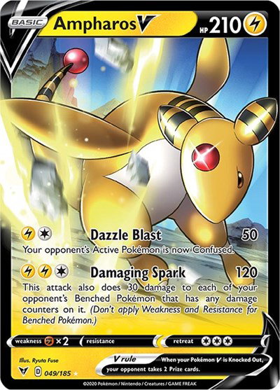 Ampharos V 049/185 — Vivid Voltage