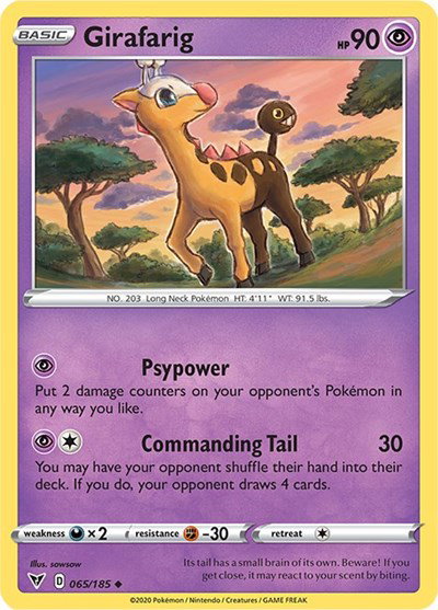 Girafarig 065/185 — Vivid Voltage