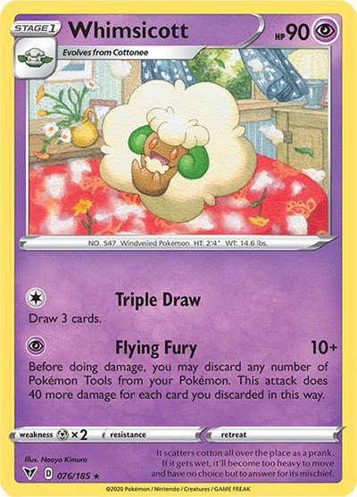 Whimsicott 076/185 — Vivid Voltage