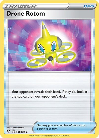 Drone Rotom 151/185 — Vivid Voltage