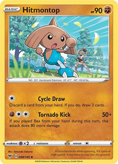 Hitmontop 088/185 — Vivid Voltage