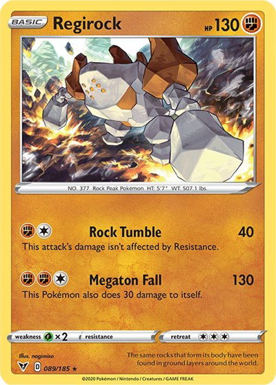 Regirock 089/185 — Vivid Voltage
