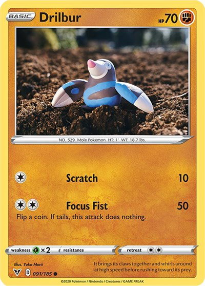 Drilbur 091/185 — Vivid Voltage