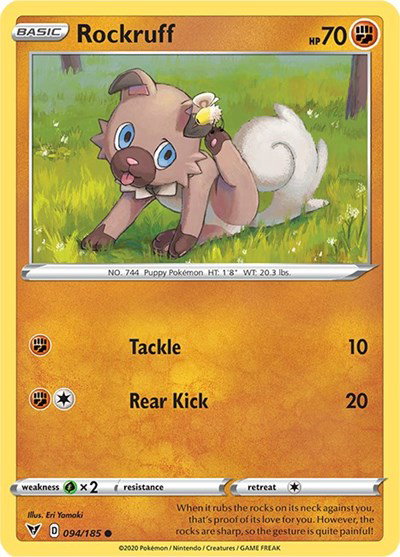 Rockruff 094/185 — Vivid Voltage