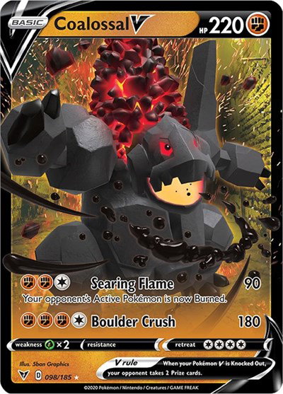 Coalossal V 098/185 — Vivid Voltage