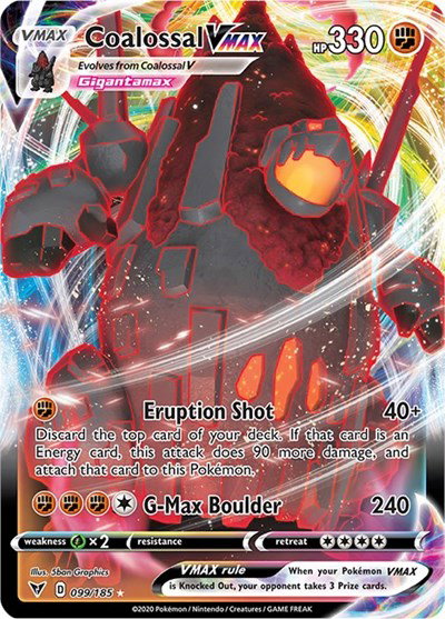 Coalossal VMAX 099/185 — Vivid Voltage
