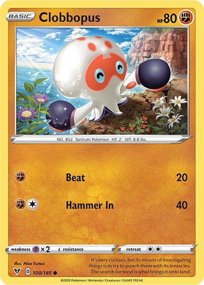 Clobbopus - 100/185 - Vivid Voltage Pokemon - Collectr