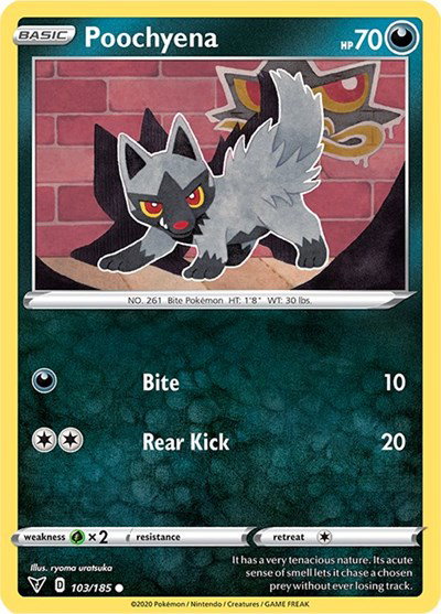 Poochyena 103/185 — Vivid Voltage