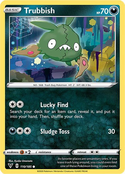 Trubbish 110/185 — Vivid Voltage