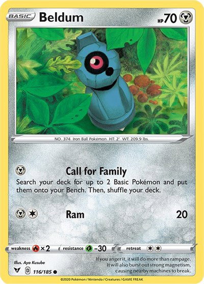 Beldum 116/185 — Vivid Voltage