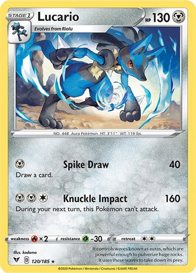 Lucario 120/185 — Vivid Voltage