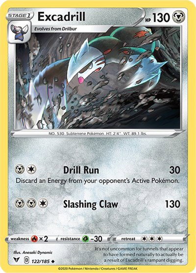 Excadrill 122/185 — Vivid Voltage