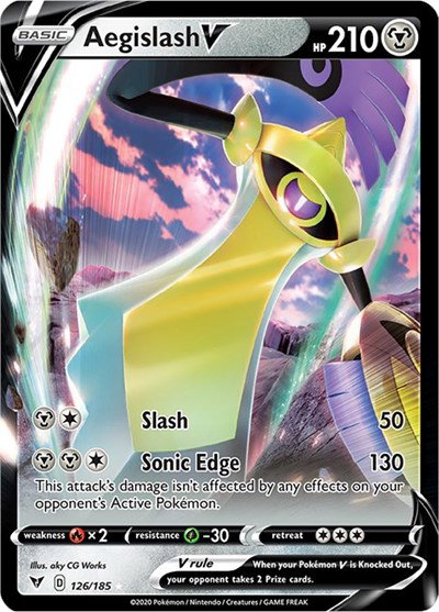 Aegislash V 126/185 — Vivid Voltage