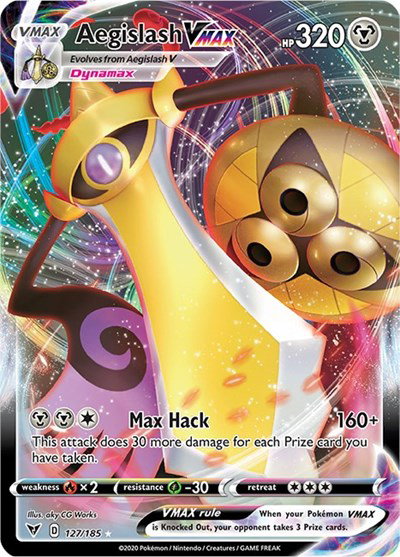 Aegislash VMAX 127/185 — Vivid Voltage