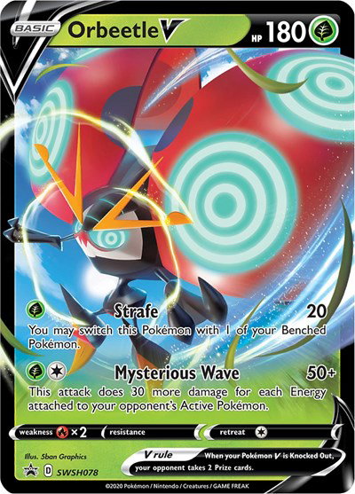 Orbeetle V SWSH078 — Sword & Shield Promo