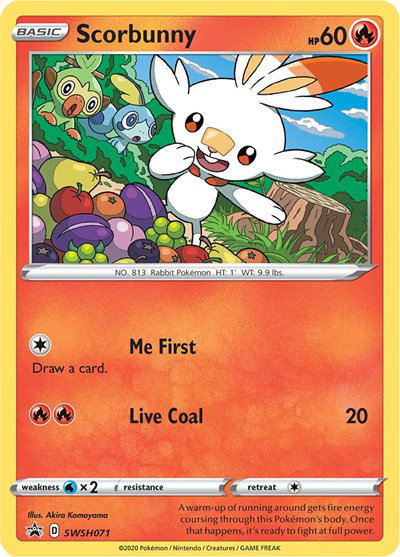 Scorbunny SWSH071 — Sword & Shield Promo