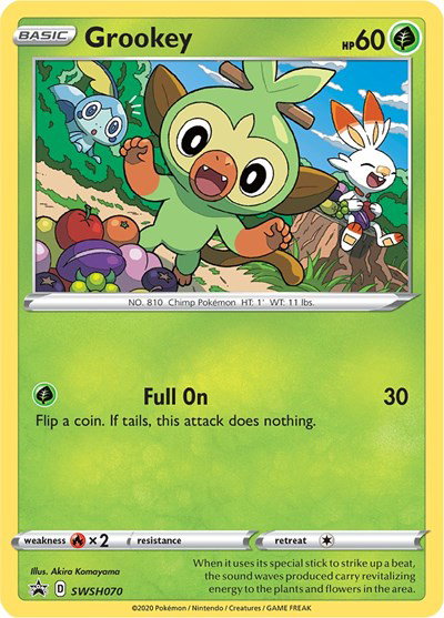 Grookey SWSH070 — Sword & Shield Promo