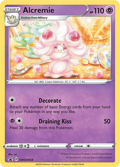 Alcremie SWSH058 — Sword & Shield Promo