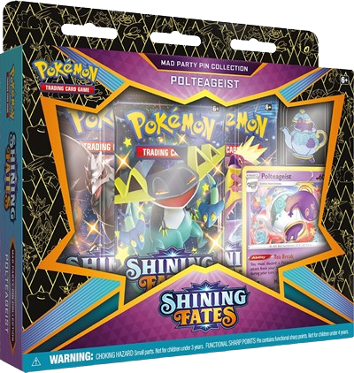 Shining Fates Mad Party Pin Collection [Polteageist] 