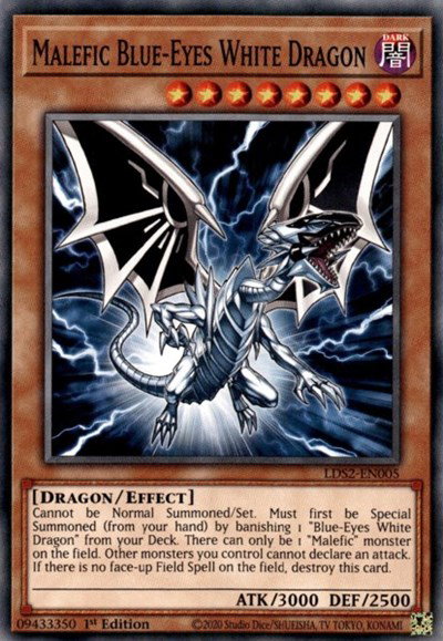 season 2 yugioh cards YuGiOh Legendary Duelists: Season 2 Ultra Rare Blue-Eyes Solid Dragon  LDS2-EN014 (Green)