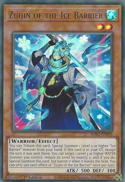 yugioh freezing chains card list YuGiOh Freezing Chains Super Rare Trishula, Dragon of the Ice Barrier SDFC-EN045