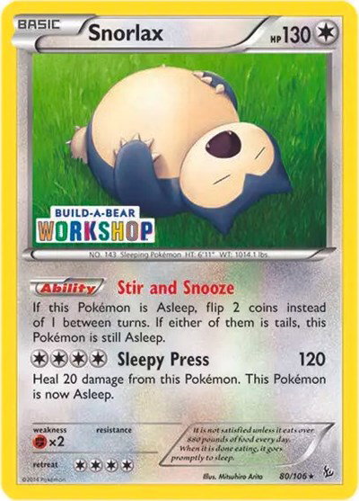 Snorlax (Build-a-Bear Workshop Exclusive) 