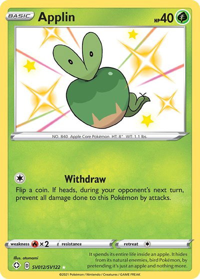 Applin SV012/SV122 — Shining Fates: Shiny Vault