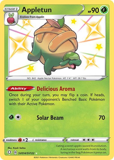 Appletun SV014/SV122 — Shining Fates: Shiny Vault
