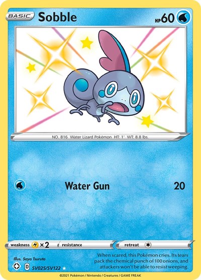 Sobble SV025/SV122 — Shining Fates: Shiny Vault