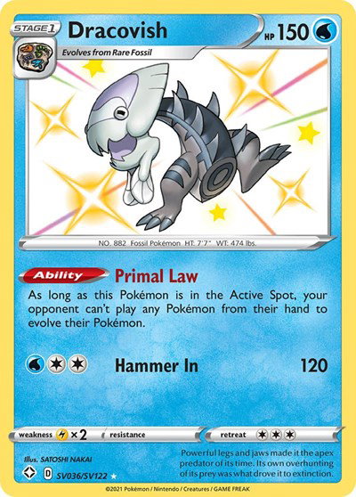 Dracovish SV036/SV122 — Shining Fates: Shiny Vault