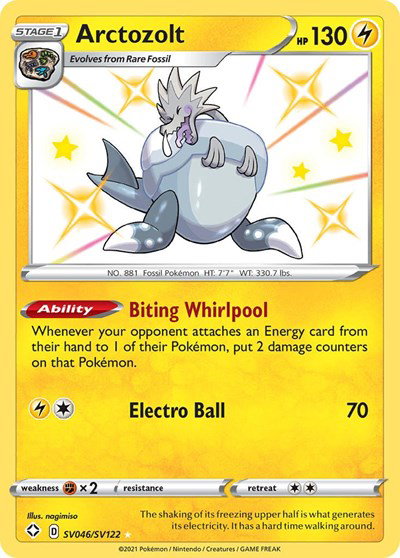 Arctozolt SV046/SV122 — Shining Fates: Shiny Vault