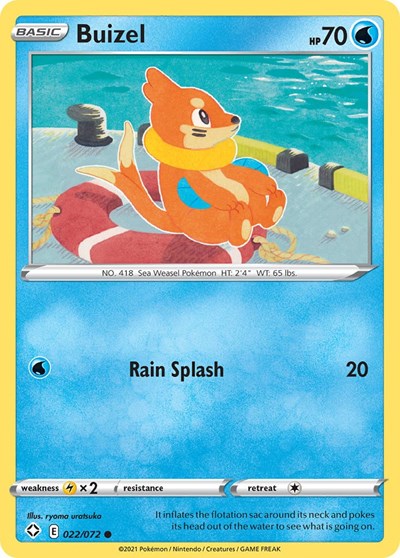 Buizel 022/072 — Shining Fates