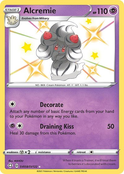 Alcremie SV058/SV122 — Shining Fates: Shiny Vault