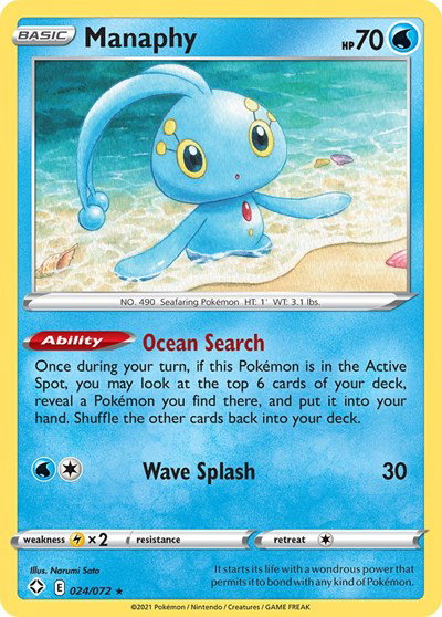 Manaphy 024/072 — Shining Fates