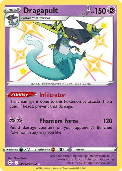 Dragapult SV062/SV122 — Shining Fates: Shiny Vault