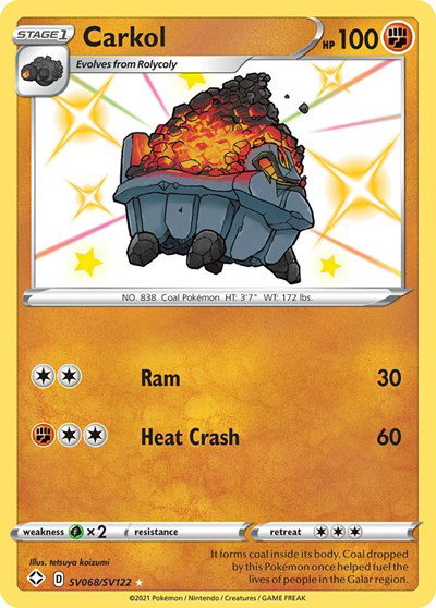 Carkol SV068/SV122 — Shining Fates: Shiny Vault