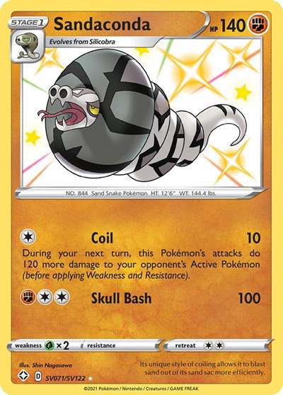 Sandaconda SV071/SV122 — Shining Fates: Shiny Vault