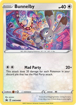 Bunnelby SWSH082 — Sword & Shield Promo