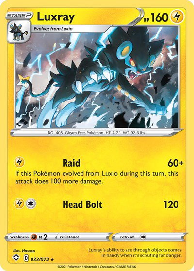 Luxray 033/072 — Shining Fates