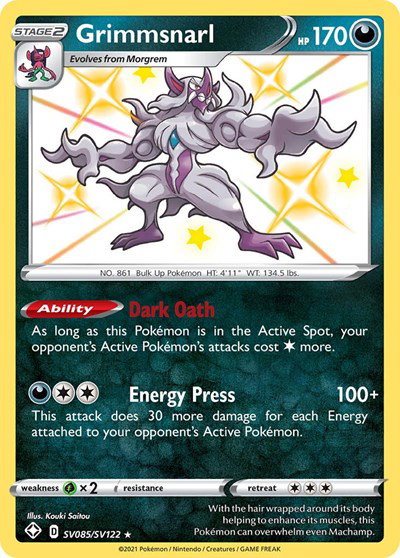 Grimmsnarl SV085/SV122 — Shining Fates: Shiny Vault