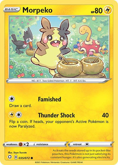 Morpeko (035) 035/072 — Shining Fates