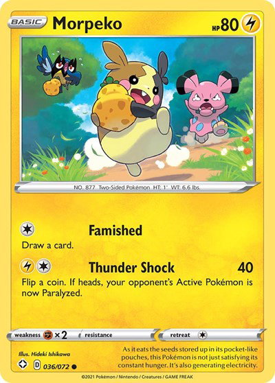 Morpeko (036) 036/072 — Shining Fates