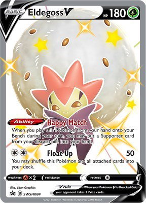 Eldegoss V SWSH084 — Sword & Shield Promo