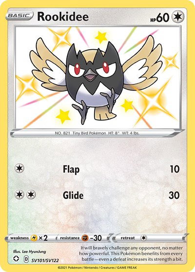 Rookidee SV101/SV122 — Shining Fates: Shiny Vault