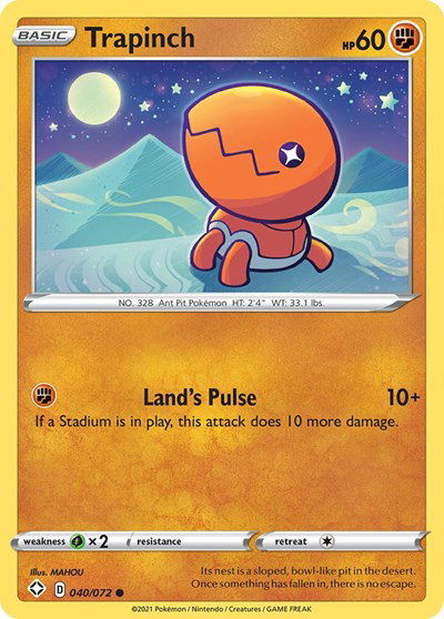Trapinch 040/072 — Shining Fates