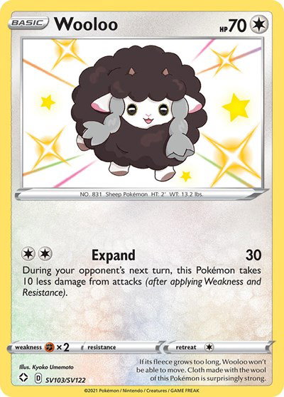 Wooloo SV103/SV122 — Shining Fates: Shiny Vault