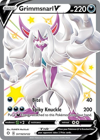 Grimmsnarl V SV116/SV122 — Shining Fates: Shiny Vault