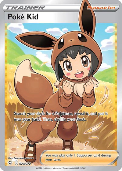 Poke Kid (Full Art) 070/072 — Shining Fates